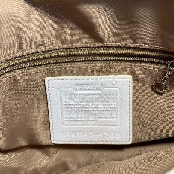 Coach K043-4280 Crossbody Bag Navy/Cream - Picture 4 of 6